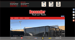 Desktop Screenshot of bonandertrailer.com