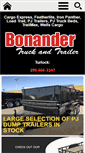 Mobile Screenshot of bonandertrailer.com